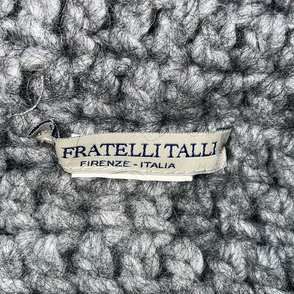 Fratelli Talli Firenze Italy Womens Alpaca 25% Knit Hat Beanie Italia Rose Gray - Picture 6 of 10